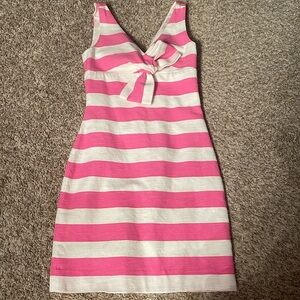 Kate Spade size 0 pink and white striped sundress